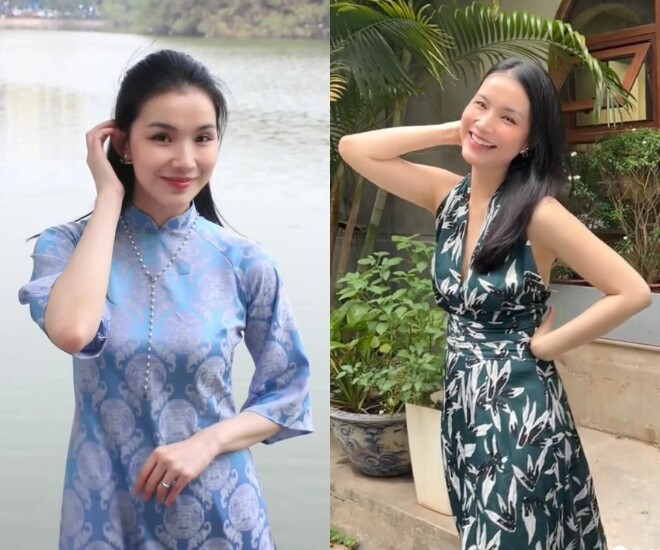 Thùy Lâm được nhận xét là người đẹp “lão hóa ngược” của Vbiz.