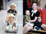 Giải trí - Phương Oanh khoe con trai chưa tròn 1 tuổi đã biết bao bọc yêu chiều em, ái nữ được mẹ gọi là "phú bà nhí"