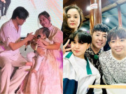 Sao Việt đưa con đi xét nghiệm ADN: Vợ Quý Bình công bố kết quả sau khi chồng qua đời, Long Nhật ôm bà xã khóc