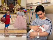 Giải trí - Con trai Bầu Hiển khoe cặp song sinh đầu lòng sau thời gian sang Mỹ đón con thứ 3, các nhóc tỳ càng lớn càng giống bố