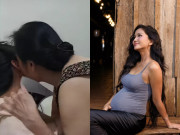 Giải trí - Hoa hậu H'Hen Niê được mẹ chồng ôm hôn thắm thiết khi thông báo chuyện mang thai, ông bà say mê ngắm cháu nội