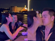 Giải trí - Quang Minh đưa bạn gái kém 37 tuổi đi ăn tối sang chảnh trên du thuyền, công khai "khóa môi" giữa chốn đông người