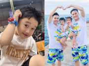 Giải trí - Con trai sinh ở Thái Lan của Hà Trí Quang - Thanh Đoàn được làm tóc chuẩn nam thần, diện mạo điển trai hút triệu view