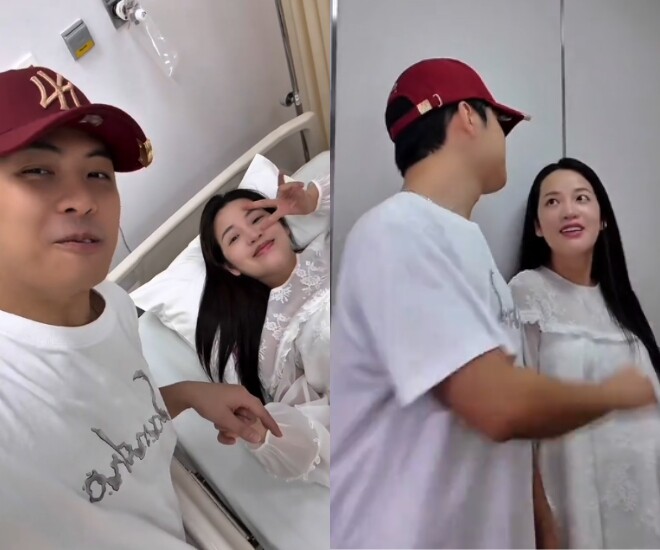 Gin Tuấn Kiệt chăm sóc Puka chu đáo, lúc nào cũng kề cận bà xã.