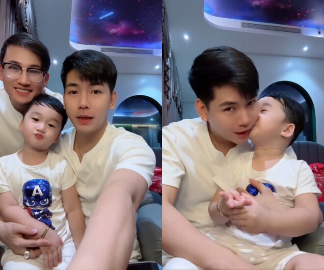 Bé Ka Ka được khen ngợi đáng yêu và ngoan ngoãn.