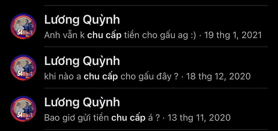 Quỳnh Lương cho biết chồng cũ nhiều lần chậm trễ chuyện chuyển tiền chu cấp nuôi con.