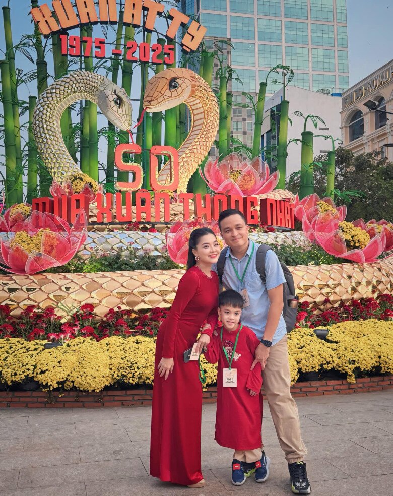 Hiện tại, vợ chồng nữ ca sĩ đã có 1 cậu quý tử.