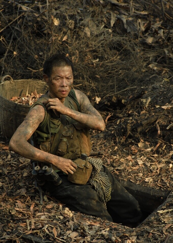 Thái Hòa học hỏi, tham khảo thông tin từ gia đình vợ để diễn xuất tốt vai Bảy Theo.