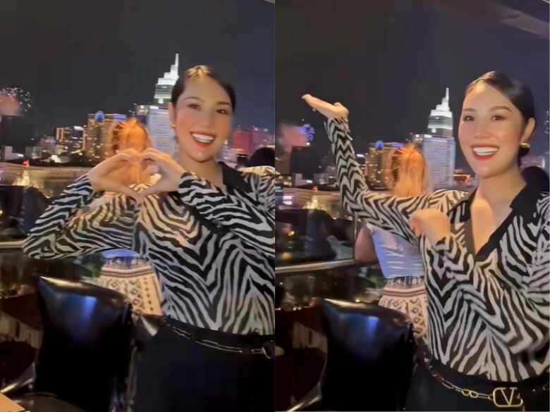 Tăng Khánh Chi được khen ngợi sắc vóc sau sinh.