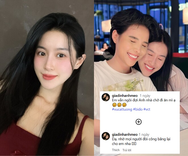 Bà xã Vũ Cát Tường bất ngờ lên mạng nhờ dân tình đòi lại công bằng.