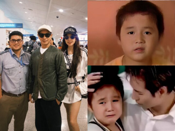 Vợ chồng Lý Hải gặp lại cậu bé năm xưa đóng "Trọn đời bên em", nay rời showbiz làm nhân viên sân bay