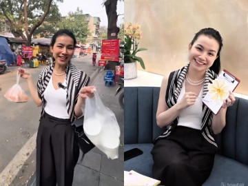 Hoa hậu Thùy Lâm gây choáng vì 1 ngày tiêu gần 5 triệu đồng, được khen ngợi vì đối xử rộng rãi với nhân viên