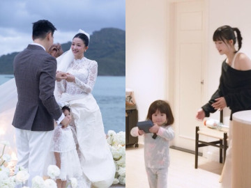 Mẹ vắng nhà Ba là siêu nhân tập 3: Lần đầu hé lộ khoảnh khắc bé Pam tập luyện đội nhẫn trong đám cưới bố mẹ