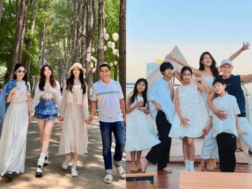 2 sao nam đình đám quê Tiền Giang có số hưởng: Lấy vợ sở hữu học vấn khủng, các con vừa đẹp vừa tài