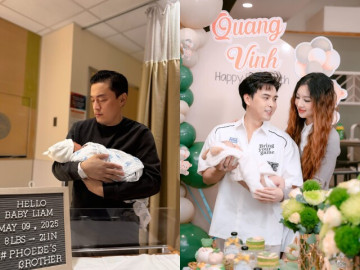 2 sao nam đón con với vợ kém 17 tuổi trong năm 2025: Đều sinh quý tử, Lam Trường làm bố bỉm ở tuổi 51