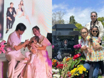 2 người vợ Vbiz vướng ồn ào sau khi chồng mất: Vợ Quý Bình xét nghiệm ADN cho con, Bình Phương mâu thuẫn với mẹ Đức Tiến