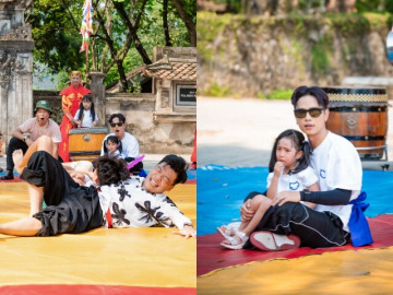 Bố ơi mình đi đâu thế? tập 5: Trung Ruồi đấu vật khiến dân tình cười nghiêng ngả, Neko Lê bỏ cuộc vì ái nữ