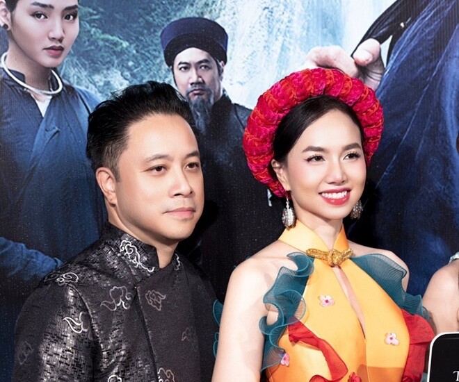 Đạo diễn Quang Dũng và bà xã Đinh Ngọc Diệp đồng hành cùng nhau trong nhiều dự án phim.