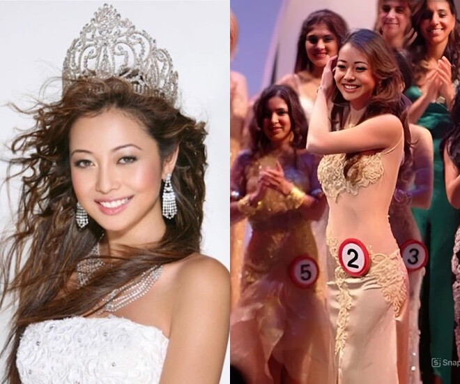 Nhan sắc rực rỡ của Jennifer Phạm khi đăng quang hoa hậu.