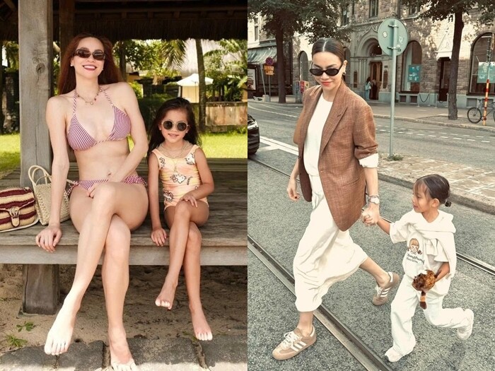 Hồ Ngọc Hà cùng con gái là cặp bạn thân.
