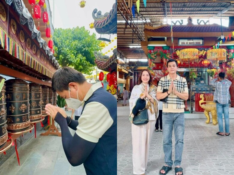 Vợ chồng nam diễn viên đi hơn 10 ngôi chùa để cầu sớm có tin vui.