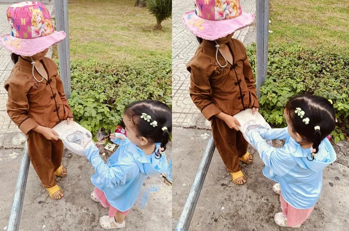 Moon dù còn nhỏ nhưng rất tốt bụng.