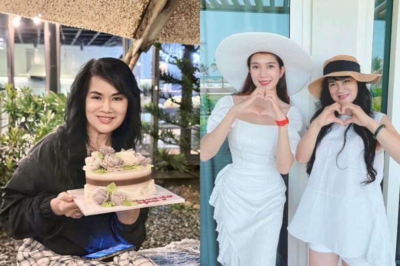 Mẹ ruột của Minh Hà luôn đồng hành, giúp đỡ con gái trong công việc và cuộc sống. 