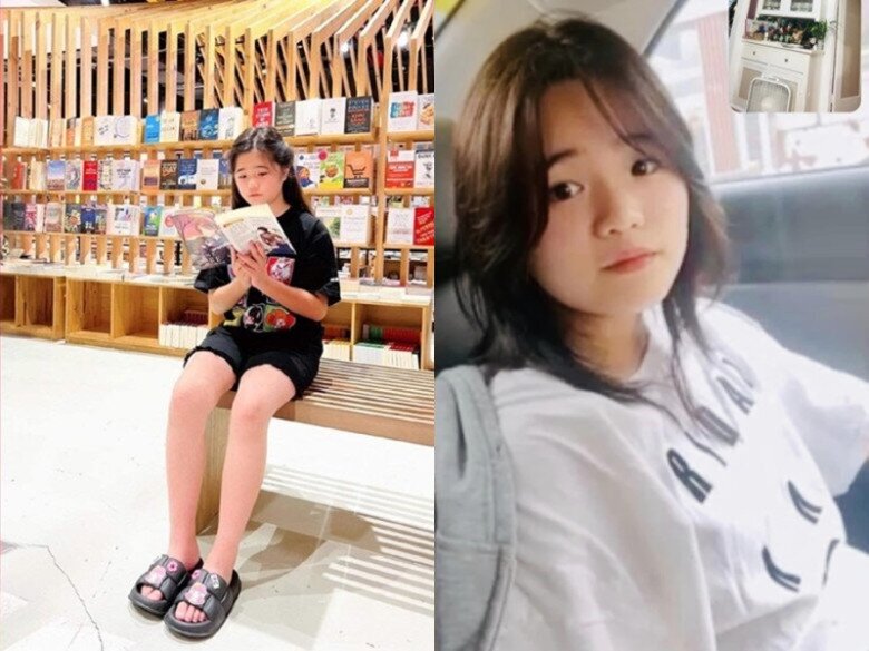 Thúy Nga nhận xét con gái là bản sao của mình.
