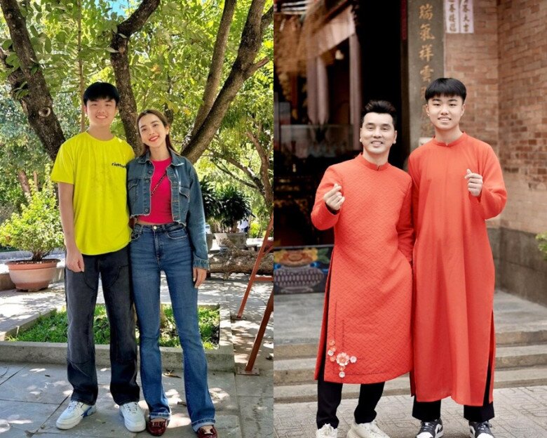 Con trai của Kim Cương hiện cao trên 1m8.