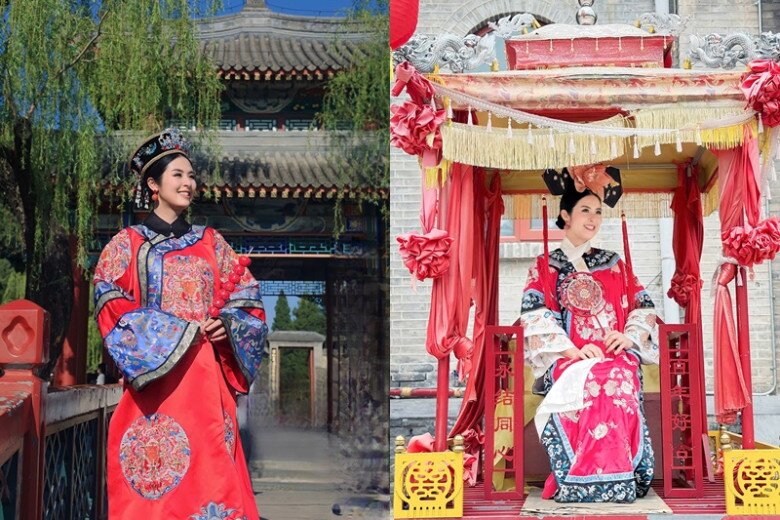 Ngọc Hân thích thú khi hóa thân thành các nhân vật cổ trang trong phim Trung Quốc.
