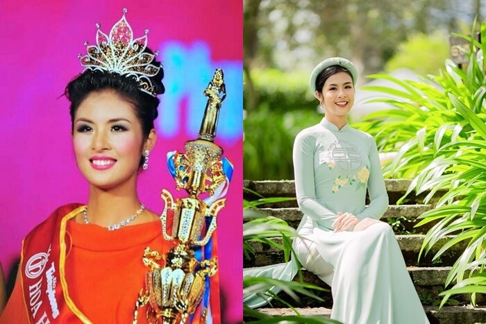 Nhan sắc rạng rỡ của Hoa hậu Ngọc Hân.