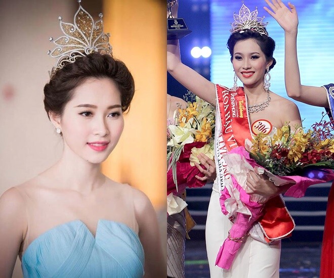 Nhan sắc Đặng Thu Thảo khi mới đăng quang.