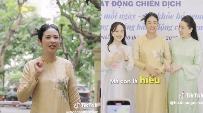 Người đẹp bận rộn tham dự sự kiện.