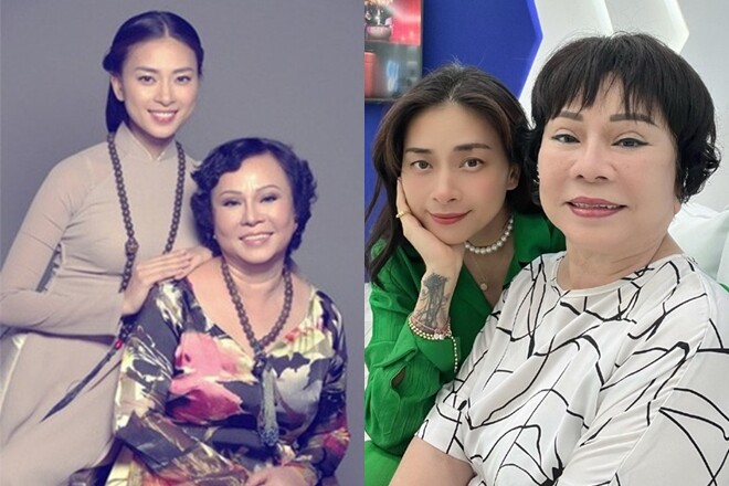 Mẹ ruột của Ngô Thanh Vân sở ở nước ngoài, có nét đẹp sang trọng.