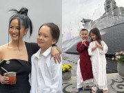 Giải trí - Sao Việt cho con ăn chay: Quý tử tóc dài của Hồng Nhung tự vào bếp, cặp sinh đôi nhà Hồ Ngọc Hà chăm đi chùa
