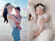 Giải trí - Sao Việt 24h: Hoa hậu Đặng Thu Thảo hiếm hoi khoe con gái út, cặp má bánh bao phúng phính dễ thương "phát sốt"