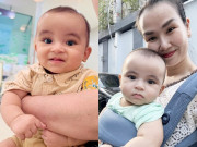 Giải trí - Võ Hạ Trâm trêu quý tử lai Ấn nhìn hơi "đứng tuổi", chàng trai 6 tháng sở hữu hàng mi dài cong vút như búp bê