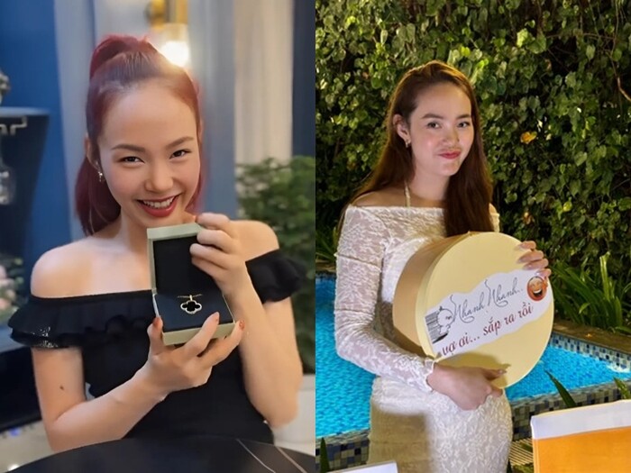 Minh Hằng được chồng đại gia tặng toàn đồ hiệu.