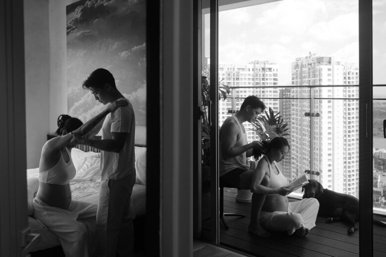 Ngô Thanh Vân gặp vấn đề về sức khỏe nhưng luôn được chồng động viên, chăm sóc.