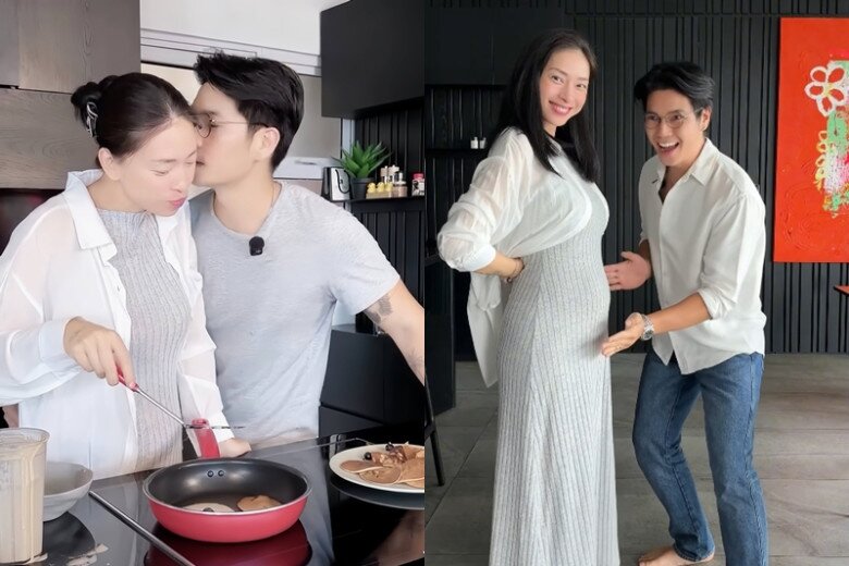 Vợ chồng nữ đạo diễn luôn ngọt ngào khiến nhiều người ngưỡng mộ.