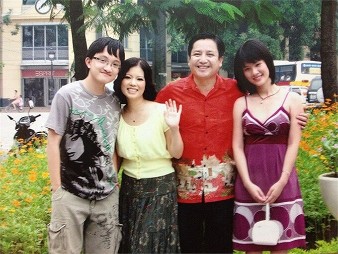 Chí Trung và Ngọc Huyền có 2 con đủ nếp đủ tẻ.