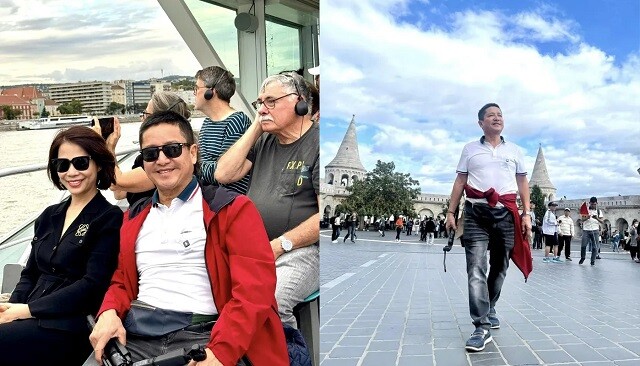 Nam nghệ sĩ thường xuyên đi du lịch nước ngoài sau khi nghỉ hưu.
