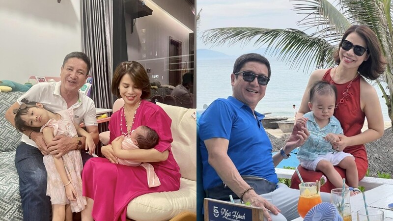 Chí Trung và bạn gái đều đã lên chức ông bà.