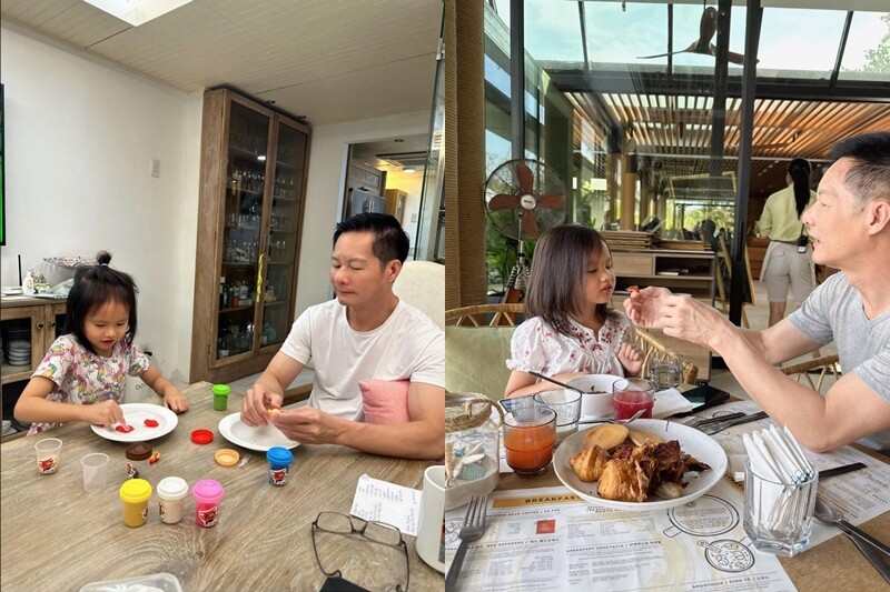 Đại gia Đức An là ông bố yêu chiều con gái.