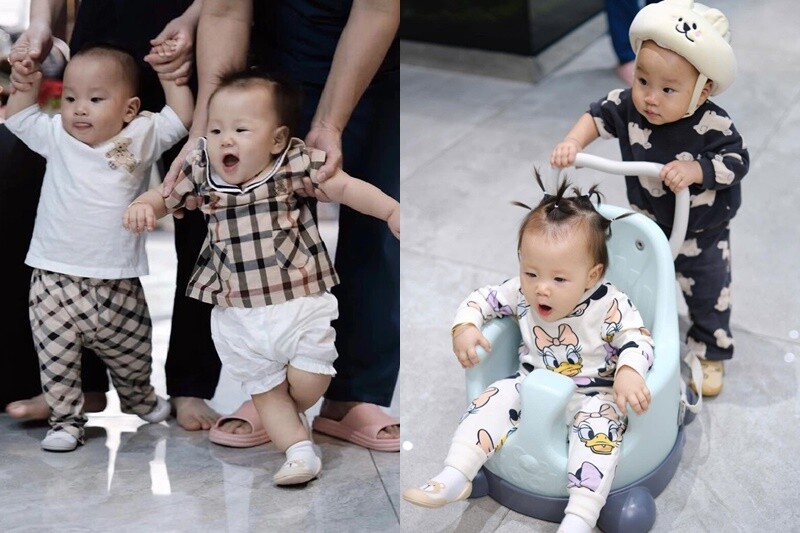 Jimmy và Jenny ngày càng cứng cáp, đáng yêu.