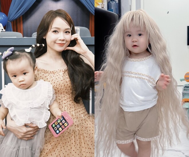 Con gái Sam xinh xắn như công chúa Elsa.