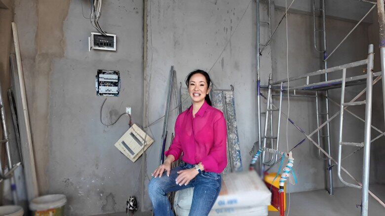 Tháng 10/2024, Hồng Nhung từng khoe căn nhà đang được xây dựng.