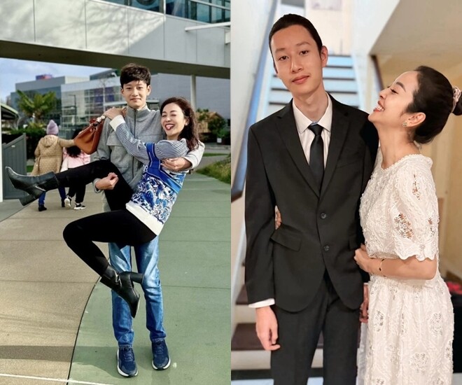 Hoa hậu Jennifer Phạm chia sẻ nhiều lần thuyết phục con trai lớn về Việt Nam nhưng cậu không đồng ý.