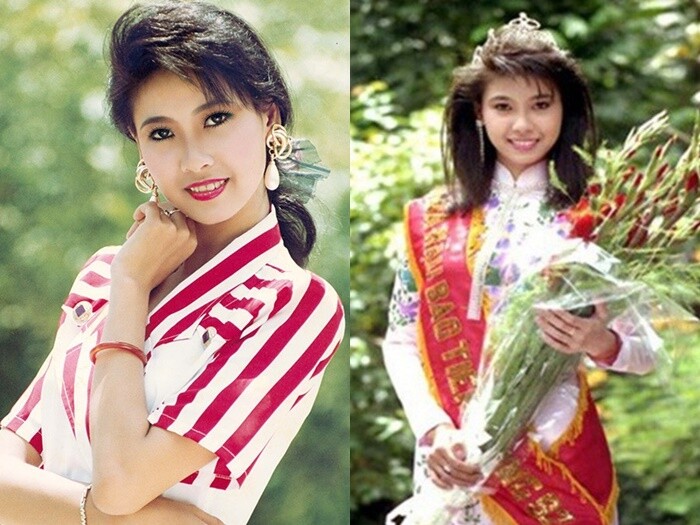 Nét đẹp rạng rỡ của Hà Kiều Anh thời trẻ.