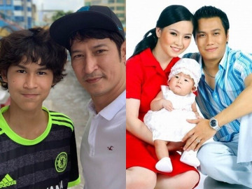 Sao Việt có con đầu lòng sống ở nước ngoài: 2 nghệ sĩ tên Việt Anh ít gặp ái nữ, quý tử Huy Khánh cao hơn bố